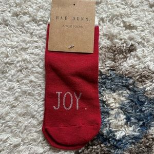 Rae Dunn Joy Christmas socks
